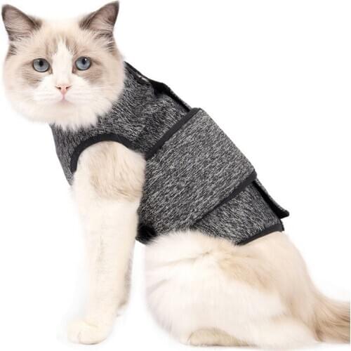 Cat Imitated Human Hand Embracing Design Cat Comfort Clothes Easy To Wear Elastic Cat Postoperative Recovery Anxiety Relief Vest