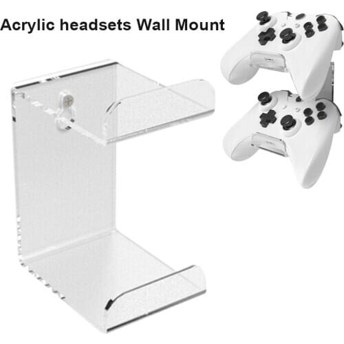 Universal Game Controller Holder Wall Mounted Headset Stand Hanger Space Saving Gamepad Holder Wall Mount For PS4 Xbox OneSwitch