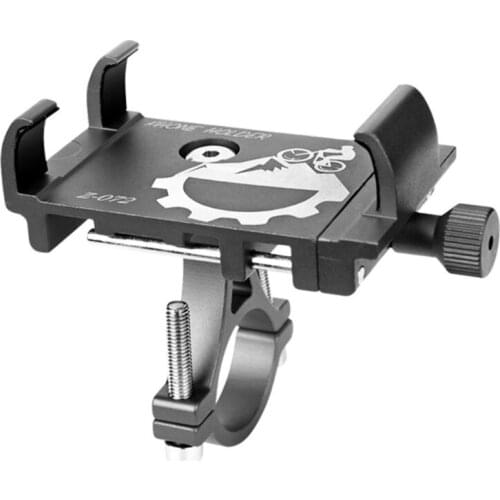 Bicycle Aluminum Alloy Mobile Phone Holder Universal Bike Handlebar Stand T3EF