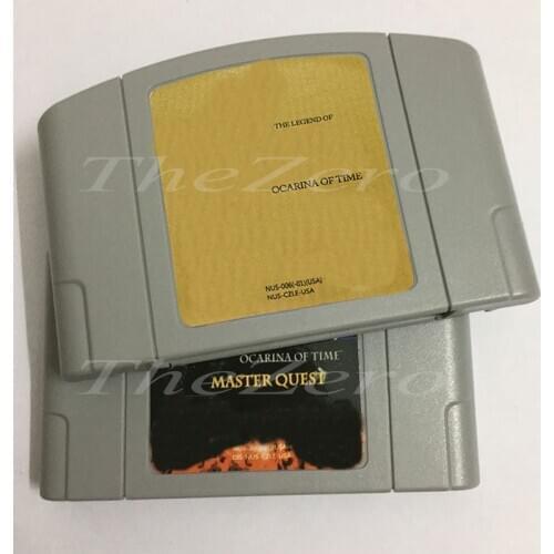 Legend of Ocarina of Time MASTER QUEST English Language Video Game for 64 Bit Console NTSC Version