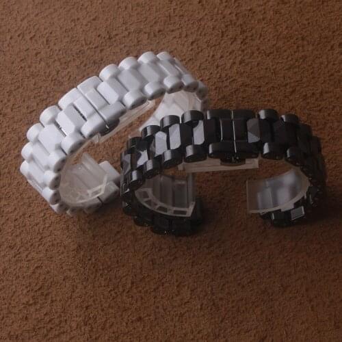 Watchbands Ceramic watch bracelets white 19mm lug 10mm for brand watches men women watch accessories fashion watch strap special