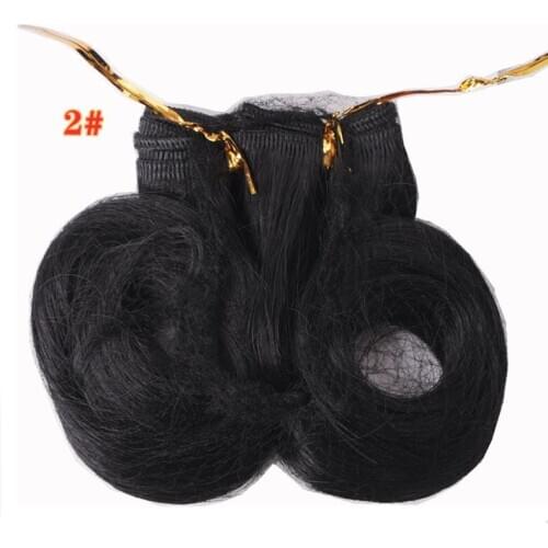 High-end Perm 3Pcs/Pack 7/9/12" Curl Hair Weaves Realistic Human Hair Bundles Synthetic Hair Extension Free Shipping