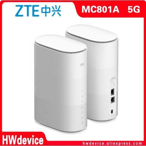 New ZTE MC801A CPE 5G Router Wifi 6 SDX55 NSA+SA N78/79/41/1/28 802.11AX WiFi Modem Router 4g/5g WiFi router sim card