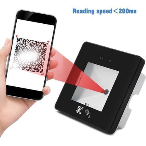 Wiegand+TTL+RS232+RS485 Multil Inyterface RFID Card reader ID IC Card QR Code Reader Scanner Kiosk Payment POS Barcode HM20-ID