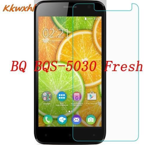 Kkwxhl Smartphone Tempered Glass for BQ BQS-5030 Fresh 5030 9H Explosion-proof Protective Film Screen Protector cover phone