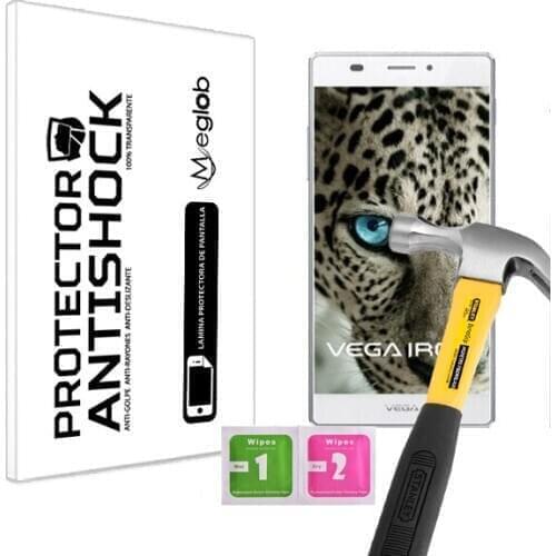 Protector de Pantalla Anti-Shock Anti-Golpe Anti-arañazos Compatible con Pantech Vega Iron