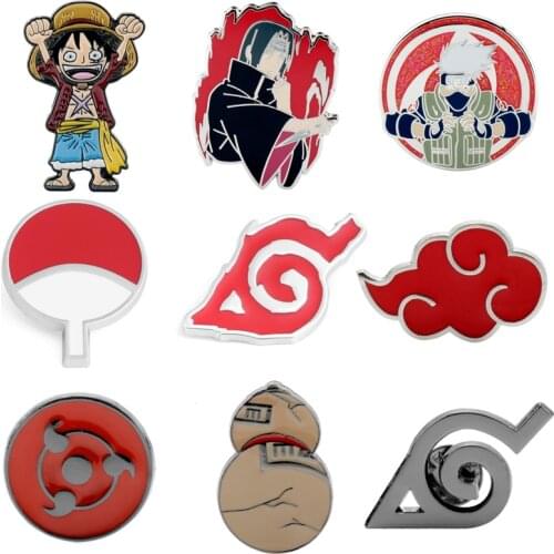 21 Styles Cartoon Badge Brooch Anime Jewelry Enamel Pin Women Men Children Backpack Brooches Shirt Pins Trinkets Gifts