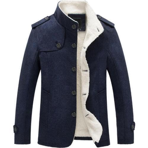 2019 Fashion Winter Men Jacket Coat Brand Quality Designer Warm Outerwear Jacket Casual Plus Velvet Thickening Large Size