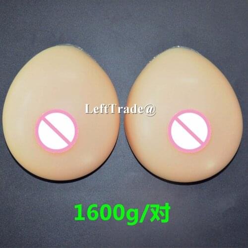 4XL 1600g 38F 40E huge breast forms for transvestite fake breasts crossdresser silicone boobs