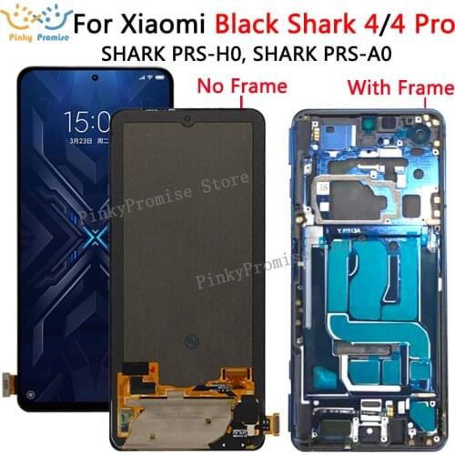 Amoled For Xiaomi Black Shark 4 Shark PRS-H0/A0 LCD Display Screen with Touch Screen Digitizer For BlackShark 4 Pro 4Pro LCD