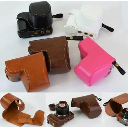 Pu Leather Camera Bag Case For Sony A5000 A5100 NEX-3N NEX3N