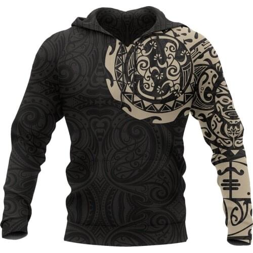 Maori Tangaroa Tattoo New Zealand 3D Unisex Deluxe Hoodie Men Sweatshirt Streetwear Zip Pullover Casual Jacket Tracksuit-6623