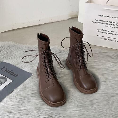 INS Winter Warm Designer Women Luxury Velvet Martin Boots Casual Simple Heels Short Ankle Boots Brand Ladies Vintage Brown Shoes