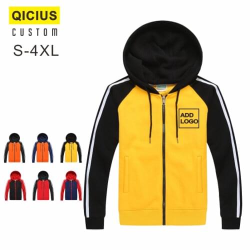 Custom LOGO Mens Jackets Hooded Coats Casual Zipper Sweatshirts Male Tracksuit Fashion Jacket Men And Women Clothing Outerwear