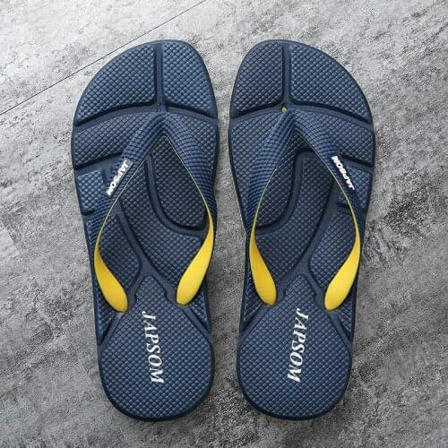 Hot Fashion Blue Massage Slippers Men Casual Beach Slides Men Non Slip Indoor Slippers Men Flip Flops Big Size 46 сланцы мужские