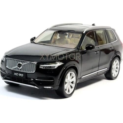 1:18 for Volvo XC90 2015 SUV Diecast Model CAR Black/Champagne Toys kids Gift Collection Ornament Display Metal,Plastic,Rubber
