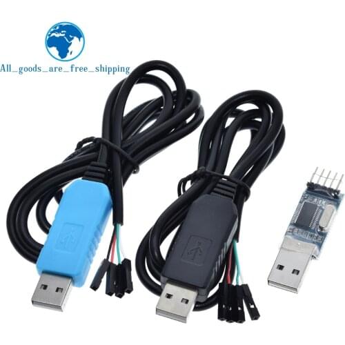 PL2303 PL2303HX/PL2303TA USB To RS232 TTL Converter Adapter Module with Dust-proof Cover PL2303HX for arduino download cable