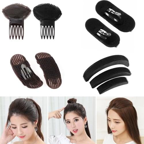 Bouffant Volume Inserts Invisible Hair Clip Breathable Bangs Mat Bump It Up Hair Comb Bun Maker Princess Fashion Hair Tools