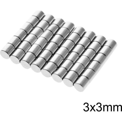 50~3000PCS 3x3 mm Search Minor disc Magnet 3mmX3mm Bulk Small Round Magnets 3x3mm Neodymium round N35 Strong Magnets 3*3 mm