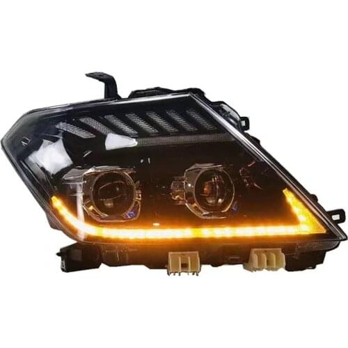 Suitable for Nissan Patrol headlights modified 12-19 y62 streamer steering assembly car LED headlights
