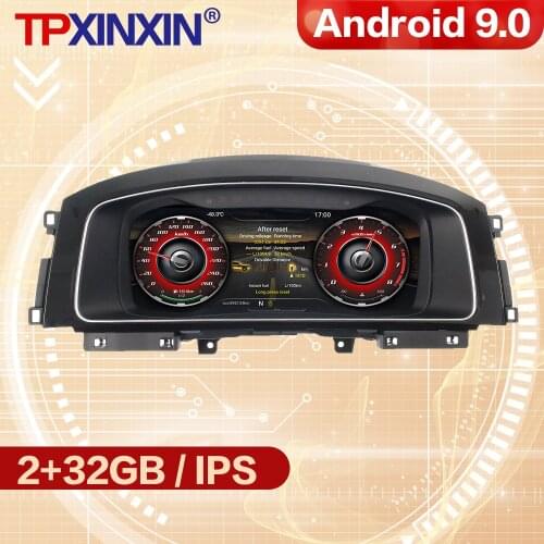 Android LCD Instrument Panel Intelligent Multimedia For VW Golf 7 GTI MK7 Passat B8 Variant Teramon Entertainment Speed Screen