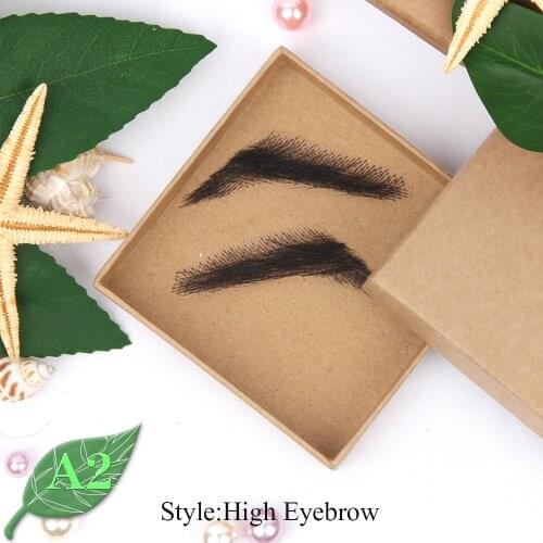 LiangMo For Womens Eyebrows Hair Eyebrows Six Style Jolie Style Artificial Weaving Lace Workers' Hair Braided Eyebrow Wigs