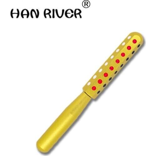 2020 High quality Embedded germanium granulated negative ion plastic body beauty massage stick Face Lift Roller Facial slimming