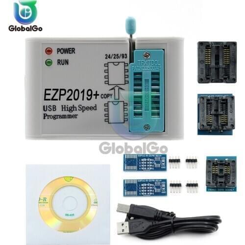 EZP2019 High-speed USB SPI Programmer better than CH341A EZPO2010 EZP2013 With 5 Adapter