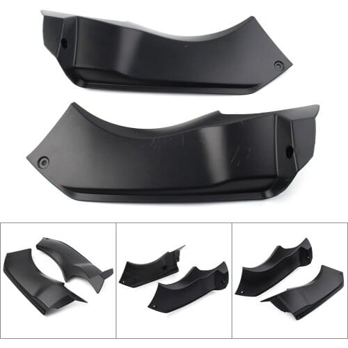 ZX-6R Motorcycle Air Tube Cover Guard Fairing Parts Left + Right 2Pcs For Kawasaki ZX6R ZX 6R 2003 2004 Black