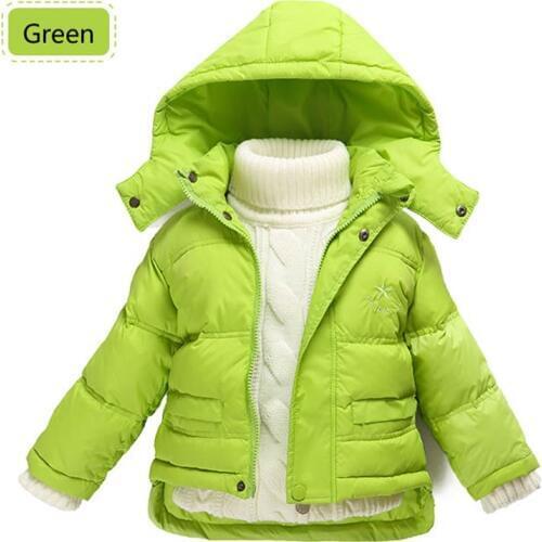 Winter Children Girls Jackets Brand Hooded Kids Baby Girls Clothing Outerwear For 1-7 Years Boys Down Coat Casacos De Inverno