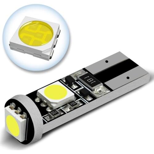 2Pcs T10 Led 194 12V White Car Door Welcome Courtesy Light W5W Led Canbus Auto Side Mark Light