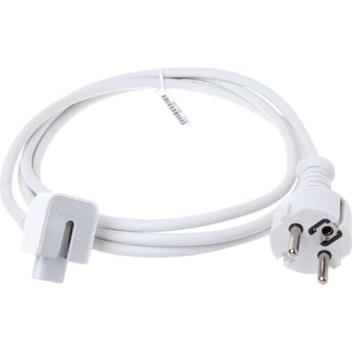 EU Plug AC Power Adapter Extension Cable for macbook Pro 11 12 13.3 15 X7JC