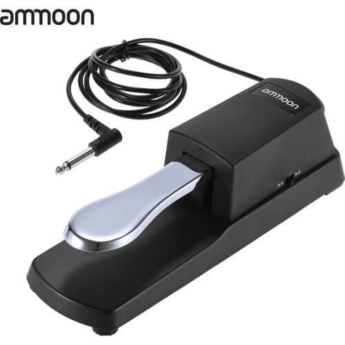 Ammoon Piano Keyboard Sustain Damper Pedal for Roland Korg Electric Piano Electronic Organ Synthesizer Piano Parts