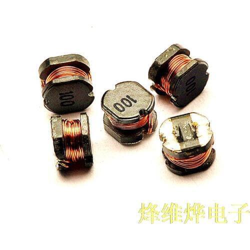 Free shipping SMD power inductors CD43 10UH word mark 100 ( 50 )