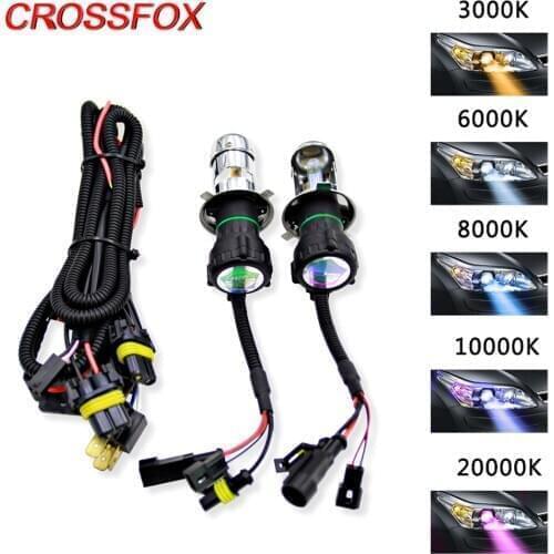 Ксеноновые лампы H4 (P43t) CROSSFOX China At AliExpress