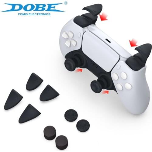 For Sony Playstation Play Station PS 5 PS5 Dualsense Controller Keycaps Grips Gaming Accessories Game Gear Gamepad Joystick Case