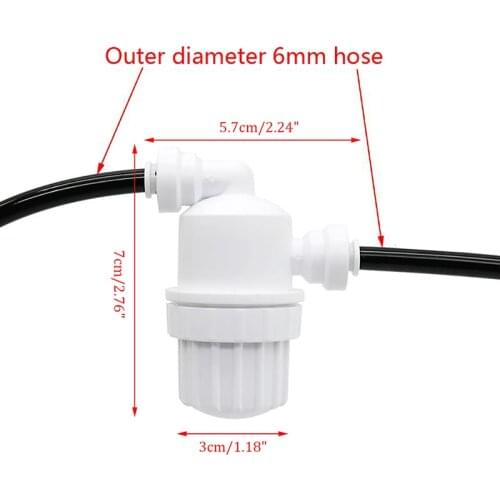 1pc Water Filter Garden Water Filter Quick Access Micro-filter Purifier Front Mesh Connector 1/4" Outside Diameter 6-7mm Hose