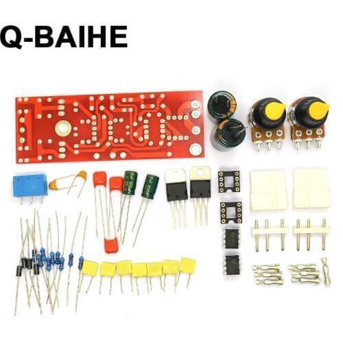 Low-Pass Filter With Dual-Channel Preamplifier DIY Kit Attach Dual Subwoofer Double AC 12-15V