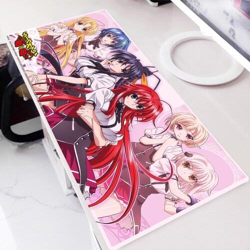 Deskmat High School DxD Anime Mouse Pad Xl Keyboard Table Mats Gaming Accessories Cheap Gaming Laptop Gamer PC Gamer Cabinet Rug