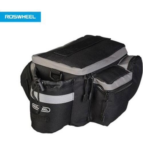 Multifunctional ROSWHEEL Mountain Bike Saddle Basket Bicycle Rear Rack Bag/Bolso Becicle Bicycle Pack Trunk Pannier Bicycle Bag