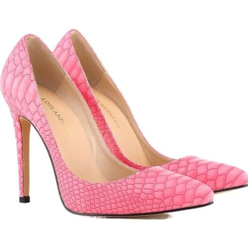 Sexy Pointed Toe High Heels Womens Pumps Shoes Faux snake Wedding Spring Brand Design EU SIZE 35-42 302-1snake