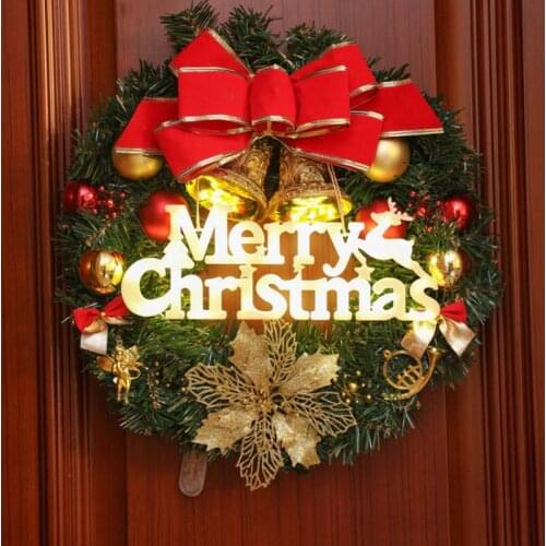 Merry Christmas Letter Light Board Christmas Garland Decoration Hanging Light Xmas Tree Hanging Pendant