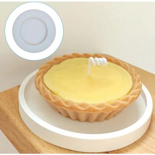 Premium Practical Mousse Pastry Chocolate Baking Mold Egg Tart Mould White Candle Mold Nice-looking for Household
