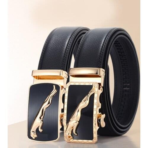New Famous Brand Belt New Male Designer Automatic Buckle Leather Men Belt 3.5cm Luxury Belts for Men Ceinture Homme mens Belts