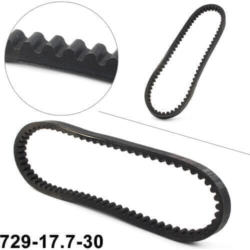 Black Rubber CVT Drive Belt 729-17.7-30 GY6 139QMB 50cc Chinese Scooter Tao Tao