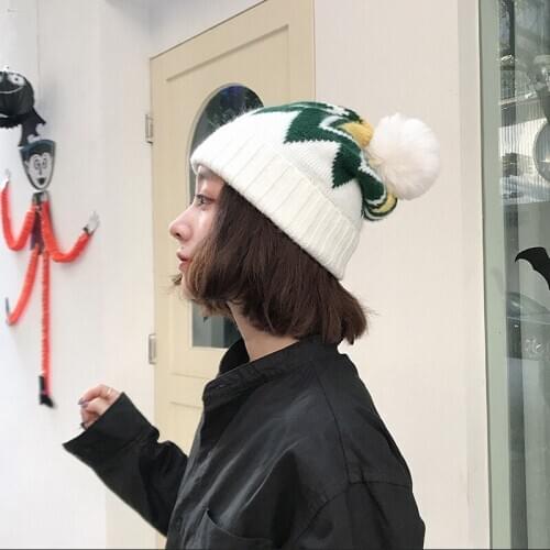 Beanies Hat for Women Winter Warm Rabbit Skullies Beanies Soft Autumn Girls Ladies Knitted Hats Female Balaclava Gorras Cap