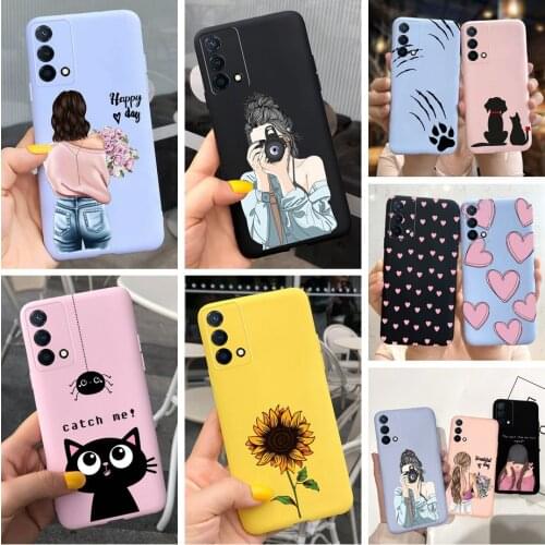 Silicon Case For OPPO Reno6 6 Pro 2021 Cover Fashion Painted Capa Soft Fundas for OPPO K9 5G Reno 6 Pro Plus Realme Q3 Pro Coque