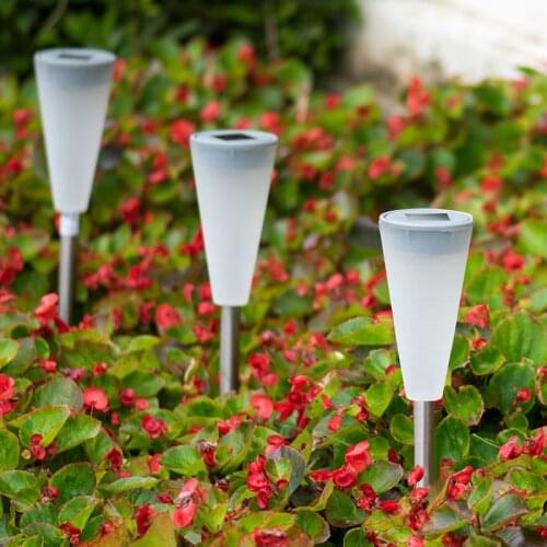 Path Lights Solar Energy Charging Outdoor Garden Lights Lawn Flower Bed Landscape Lights Light Control Automatic Lamp Top E11899