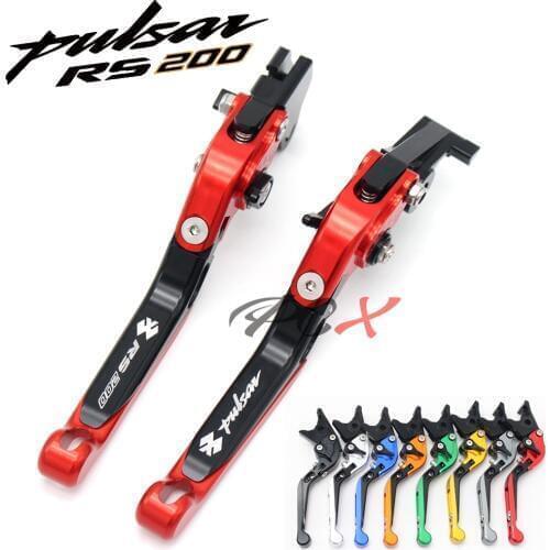 Extendable Adjustable Motorcycle CNC Billet Aluminum Brake Clutch Levers For Bajaj Pulsar 200 RS/ Pulsar 200RS 2015 2016 2017