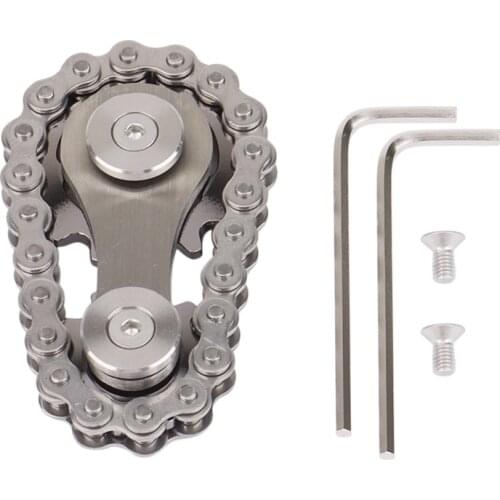 Sprockets Flywheel Fingertip Gyro Sprockets Chains EDC Metal Toy Gear Chain Gyro Drop Office Stress Relief Toys